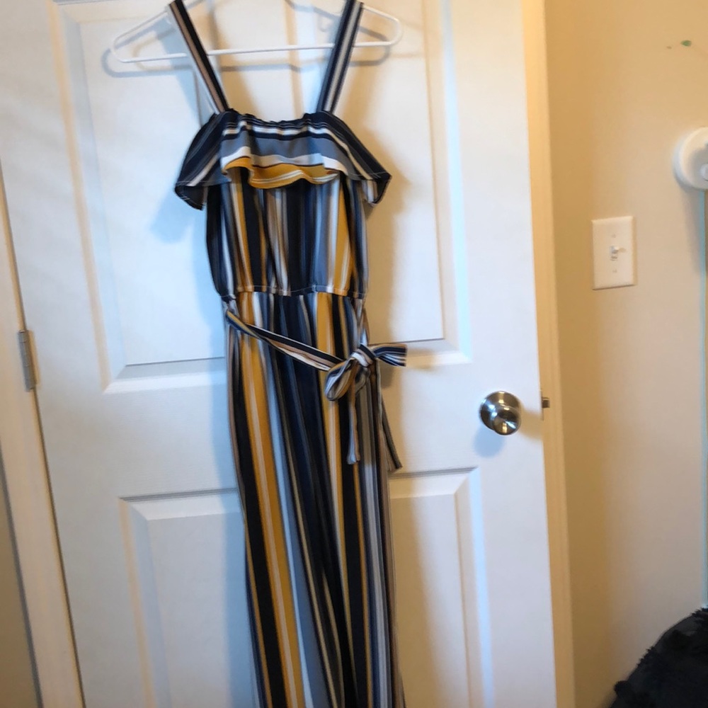 Striped Jumpsuit